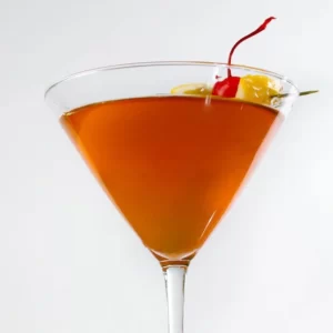 Boston Sidecar Cocktail serviert im Cocktailglas