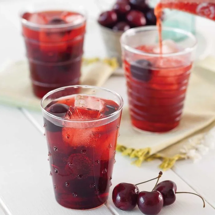 Cherry Rum cocktail served in a Cocktail glass