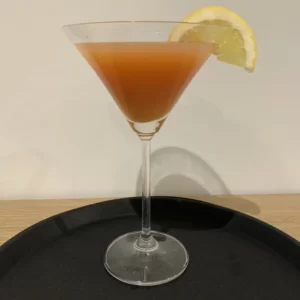 Flying Scotchman cocktail served in a Cocktail glass
