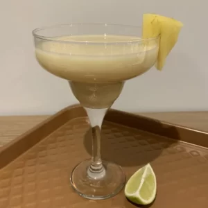 Frozen Pineapple Daiquiri cocktail served in a Cocktail Glass