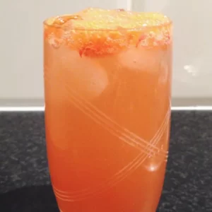 Irish Spring cocktail served in a Collins glass