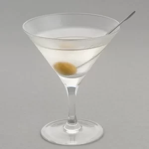 Martini cocktail served in a Cocktail glass
