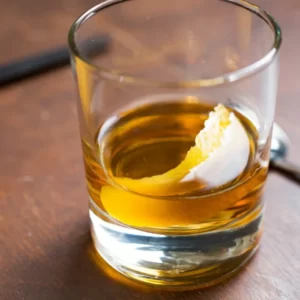 Sazerac cocktail served in a Old-fashioned glass