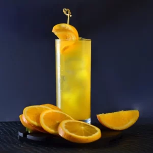 Screwdriver cocktail served in a Highball glass