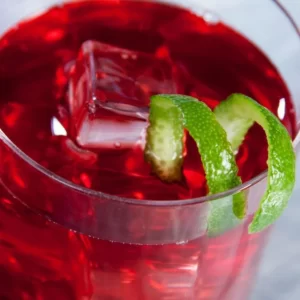 Kool-Aid Slammer cocktail served in a Shot glass