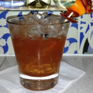 Royal Flush cocktail served in a Old-fashioned glass