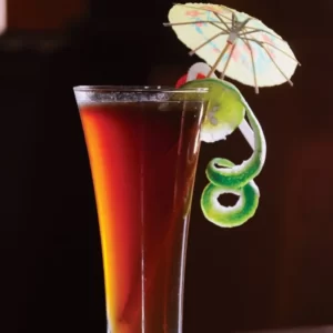 Cocktail Pysch Vitamin Light servito in Collins Glass