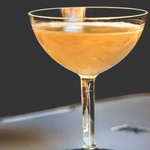 Bellini Martini cocktail served in a Cocktail glass