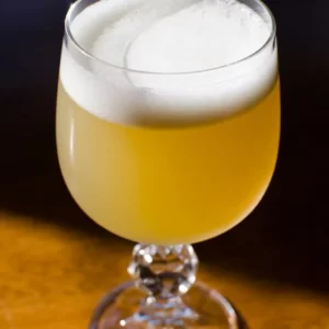 Bible Belt cocktail served in a Highball glass