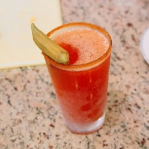 Smut cocktail served in a Beer mug