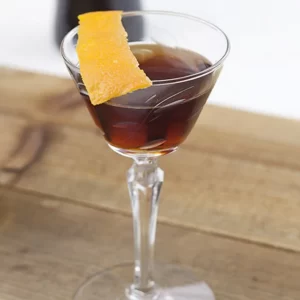 Adam & Eve cocktail served in a Cocktail glass