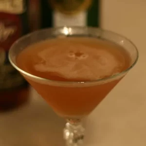Adios Amigos Cocktail cocktail served in a Martini Glass