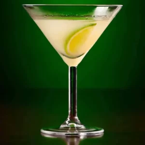 Gimlet cocktail served in a Martini Glass