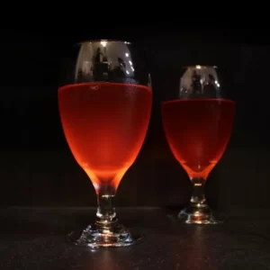 Halloween Punch cocktail served in a Punch bowl