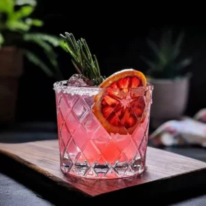 Winter Rita Cocktail serviert im Highball Glass